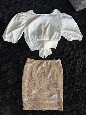 Bundle top & skirt